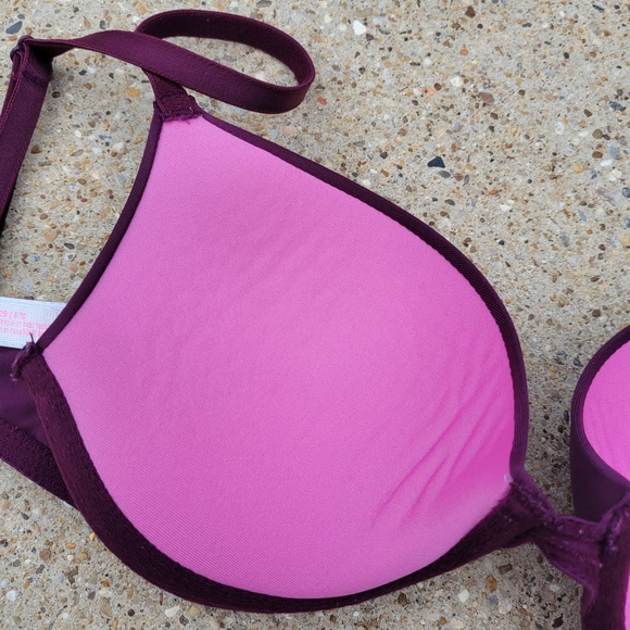 PINK Victoria's Secret Wear Everywhere Pushup Bra - Size 32B (GUC) - Picture 6 of 12